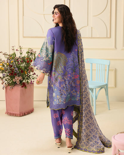 Mushq | Soleil Prints | Camellia Kiss - Luxury Dress - available at Maria Faisal in UK and USA.