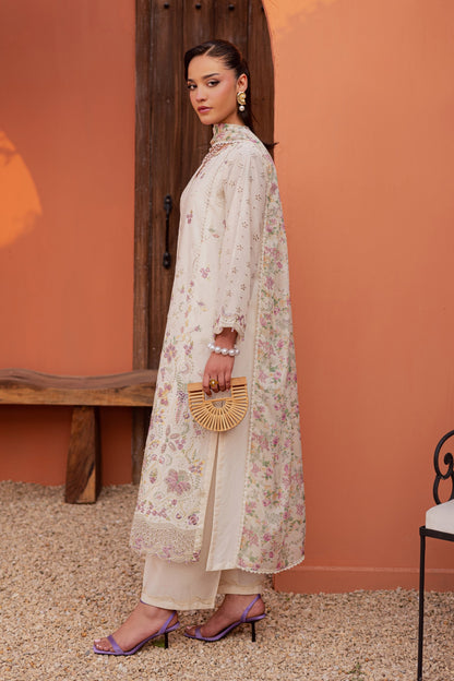 Batik | Festive Eid 26 | Canberra - Luxury Dress - available at Maria Faisal in UK and USA.