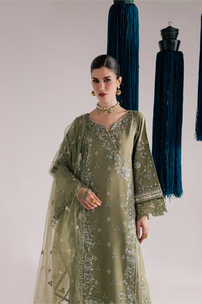 Batik | Festive Eid 26 | Caniya - Luxury Dress - available at Maria Faisal in UK and USA.