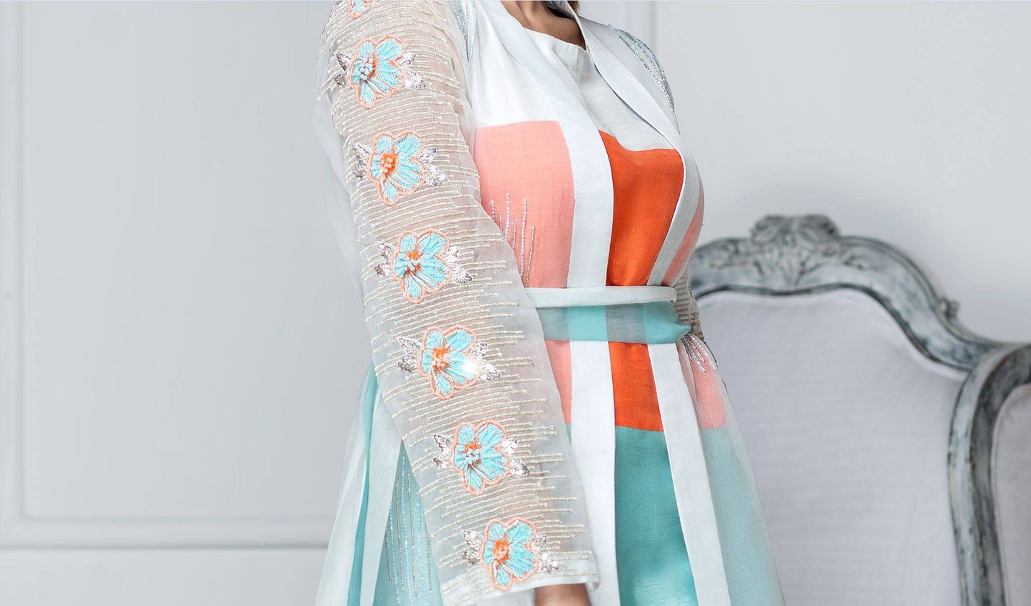 Hana | Eclectic Ready to Wear | Aqua Marine by Maria Faisal - Registered Vendor of : Hana - type : Ladies Clothes - 100% original wedding dresses