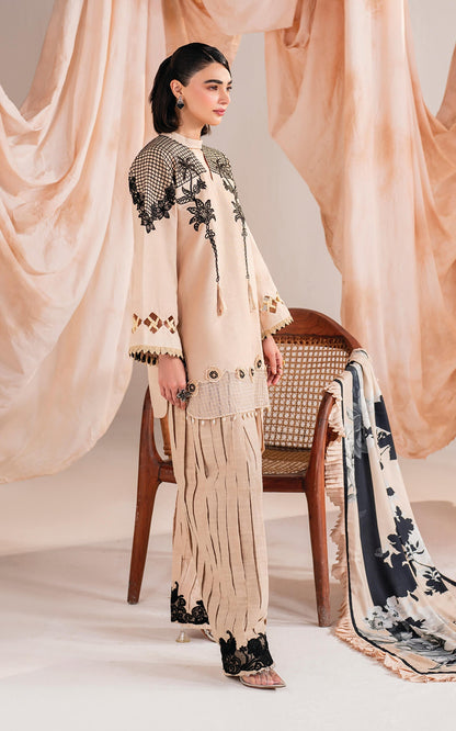 Asifa and Nabeel | Winter Meraki 24 | Cascade-MW-13 - Designer Dress with Intricate embroidery and embellishments. Shop elegent wedding dress at Maria Faisal.