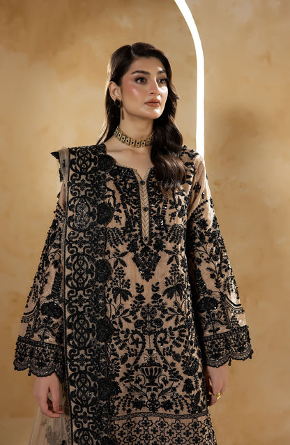 Imrozia Premium | Aurelia Formals 26 | JF-38 A Celeste - Formal Dress - available at Maria Faisal in UK and USA.