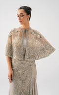 Asifa and Nabeel | Lyle Luxury Formals 25 | Celeste Embellished Gown - Ladies Clothes - Maria Faisal