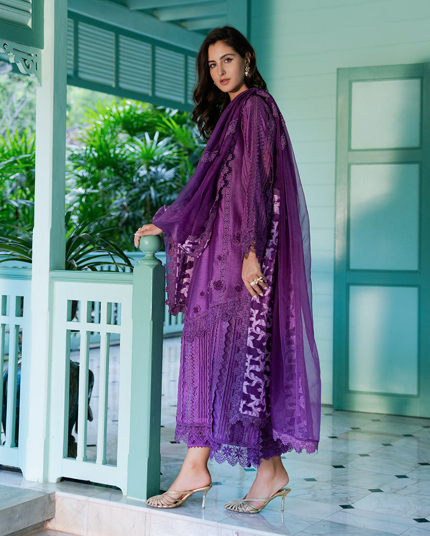 Mushq | Euphoria Pret | Celestia Lure - Luxury Dress - available at Maria Faisal in UK and USA.