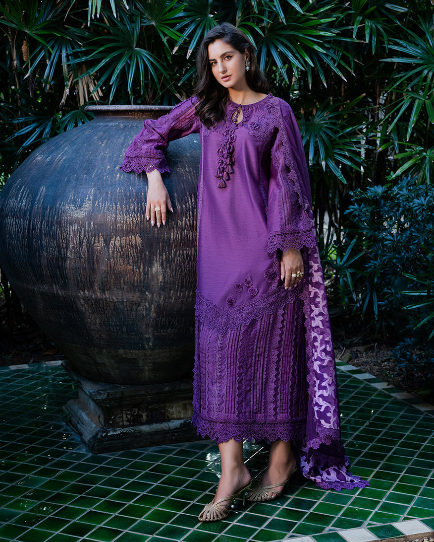 Mushq | Euphoria Pret | Celestia Lure - Luxury Dress - available at Maria Faisal in UK and USA.