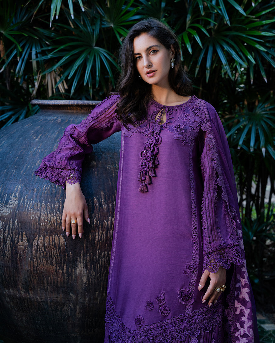Mushq | Euphoria Pret | Celestia Lure - Luxury Dress - available at Maria Faisal in UK and USA.