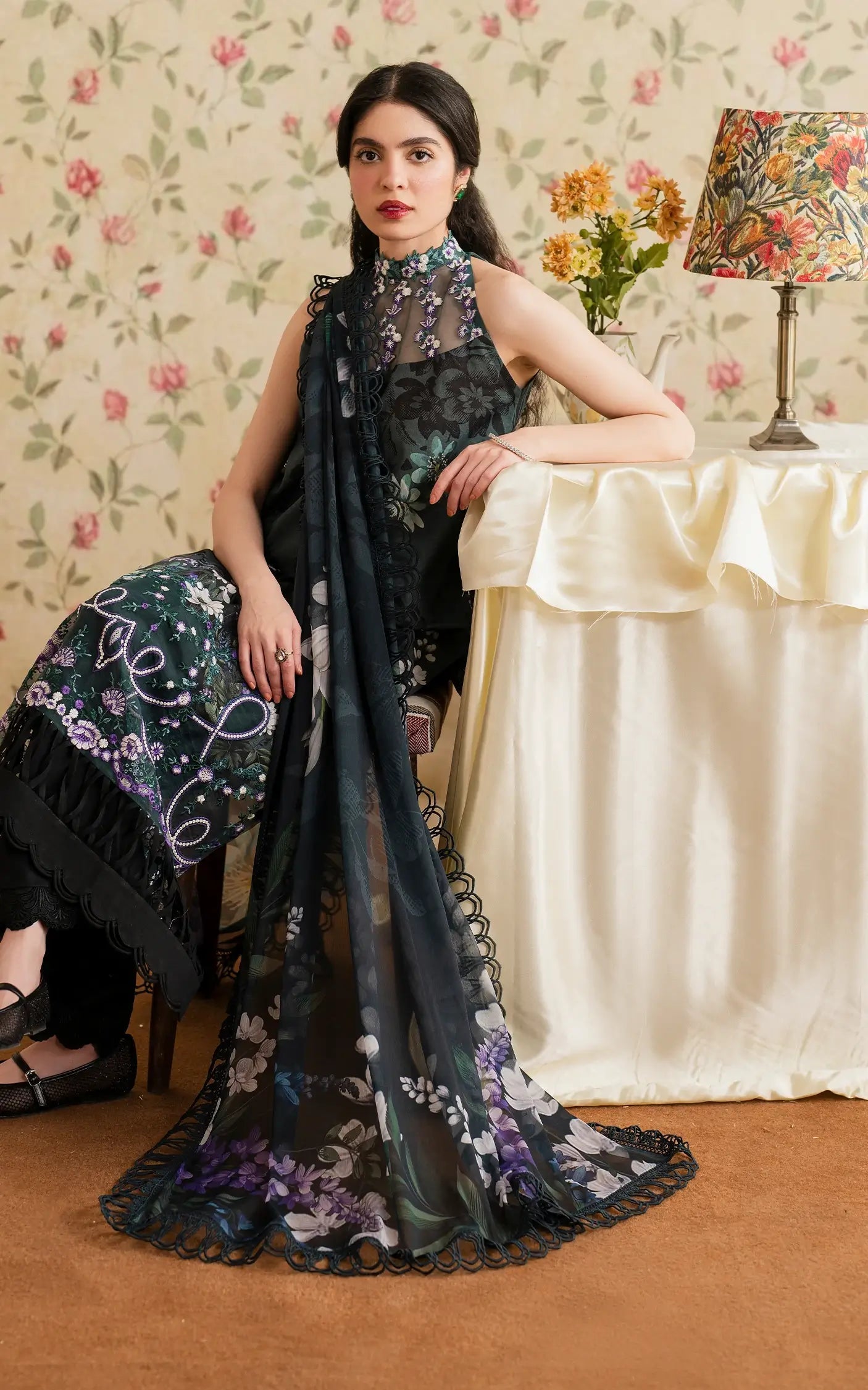 Asifa and Nabeel | Meraki Vintage 25 | Chandi Raatain (MVL25-12) by Maria Faisal - Registered Vendor of : Asifa and Nabeel - type : Ladies Clothes - 100% original wedding dresses