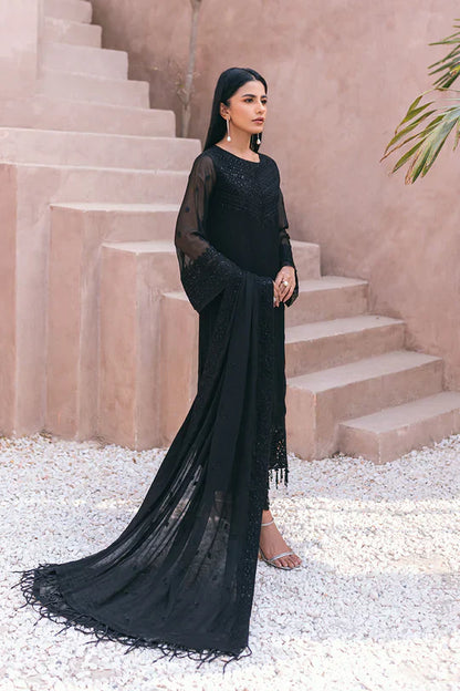 Azure | Embroidered Ensembles 3 Pcs | Charcoal Charm - Formal 