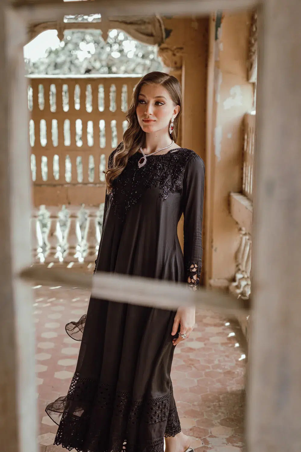 Azure | Embroidered Formals | Charcoal Muse - Formal 