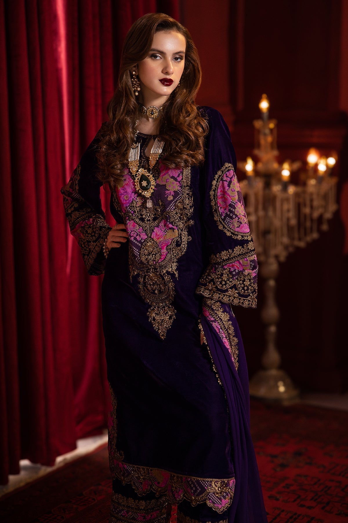 Charizma | Signora Velvet | Velvet CVT4-01 - Ladies Clothes - Maria Faisal