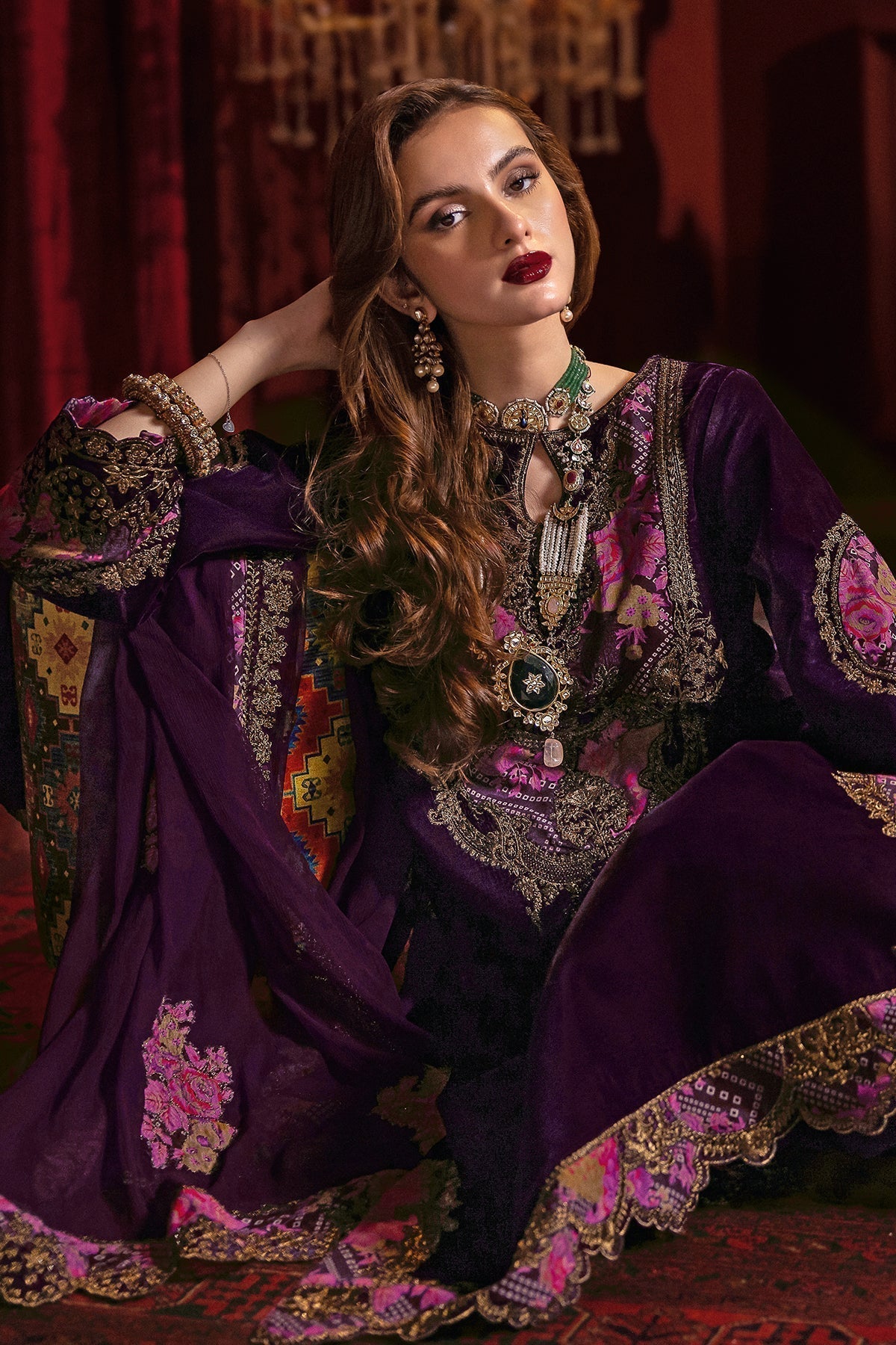 Charizma | Signora Velvet | Velvet CVT4-01 - Ladies Clothes - Maria Faisal