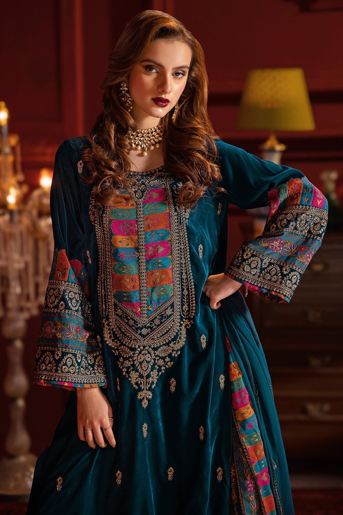 Charizma | Signora Velvet | Velvet CVT4-02 - Ladies Clothes - Maria Faisal