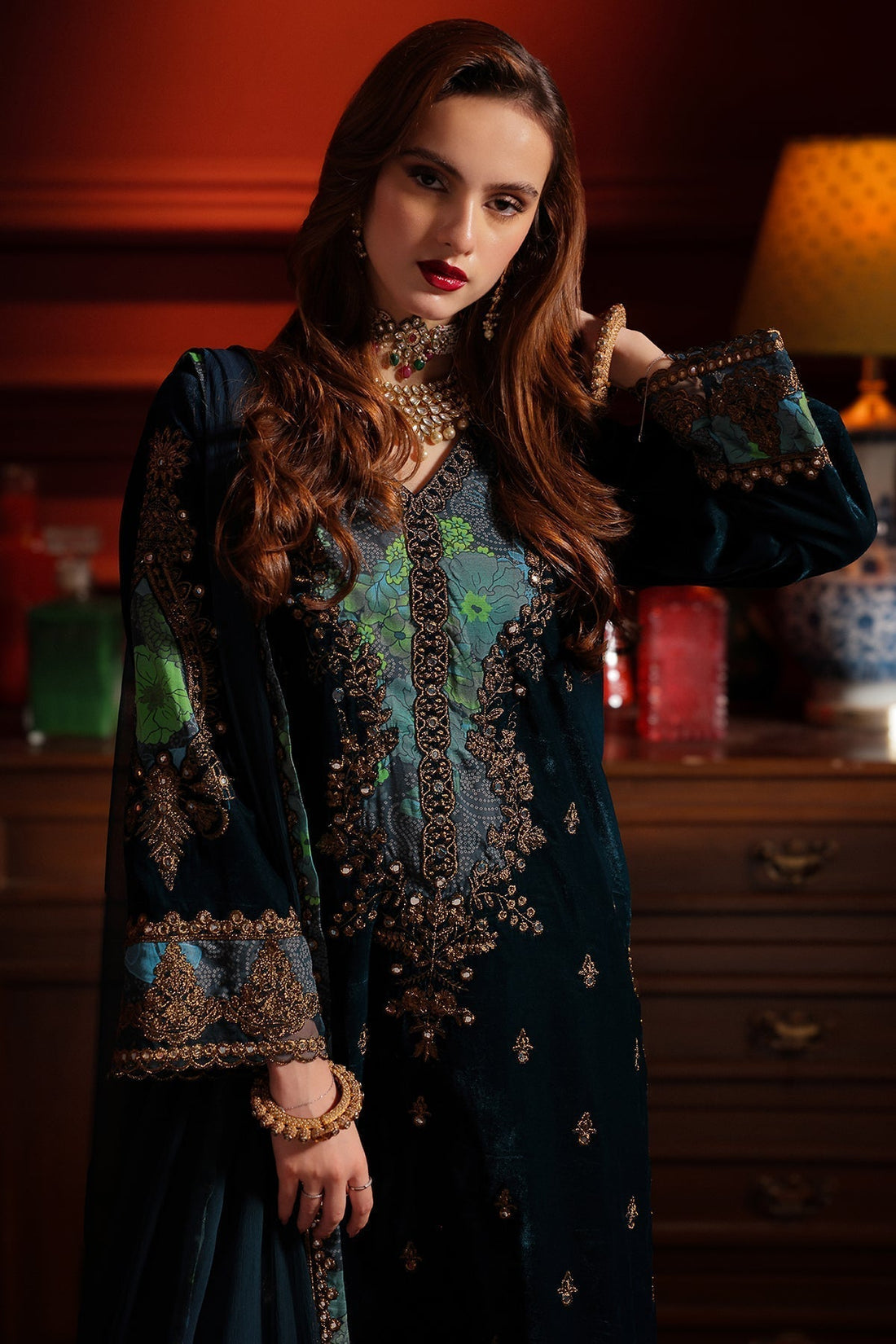 Charizma | Signora Velvet | Velvet CVT4-07 - Ladies Clothes - Maria Faisal
