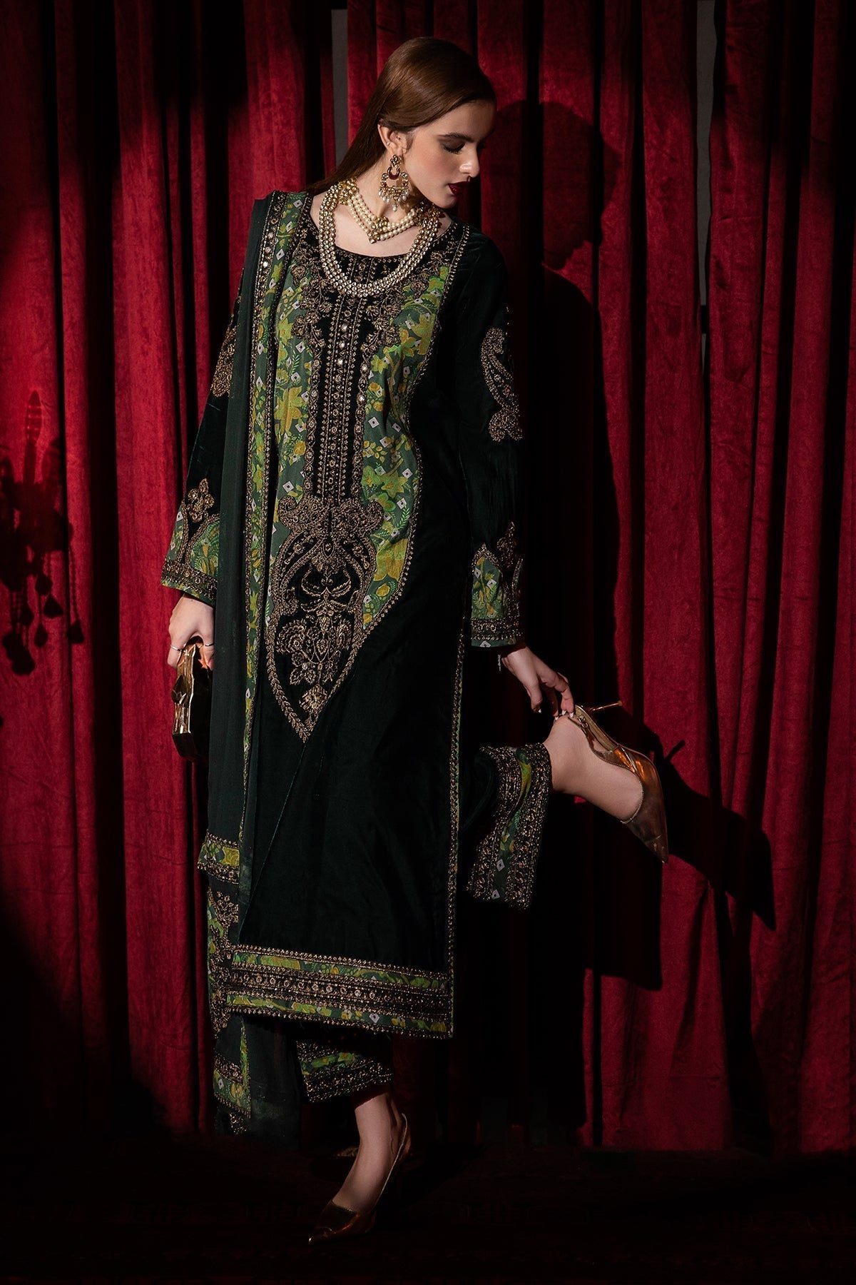 Charizma | Signora Velvet | Velvet CVT4-03 - Ladies Clothes - Maria Faisal