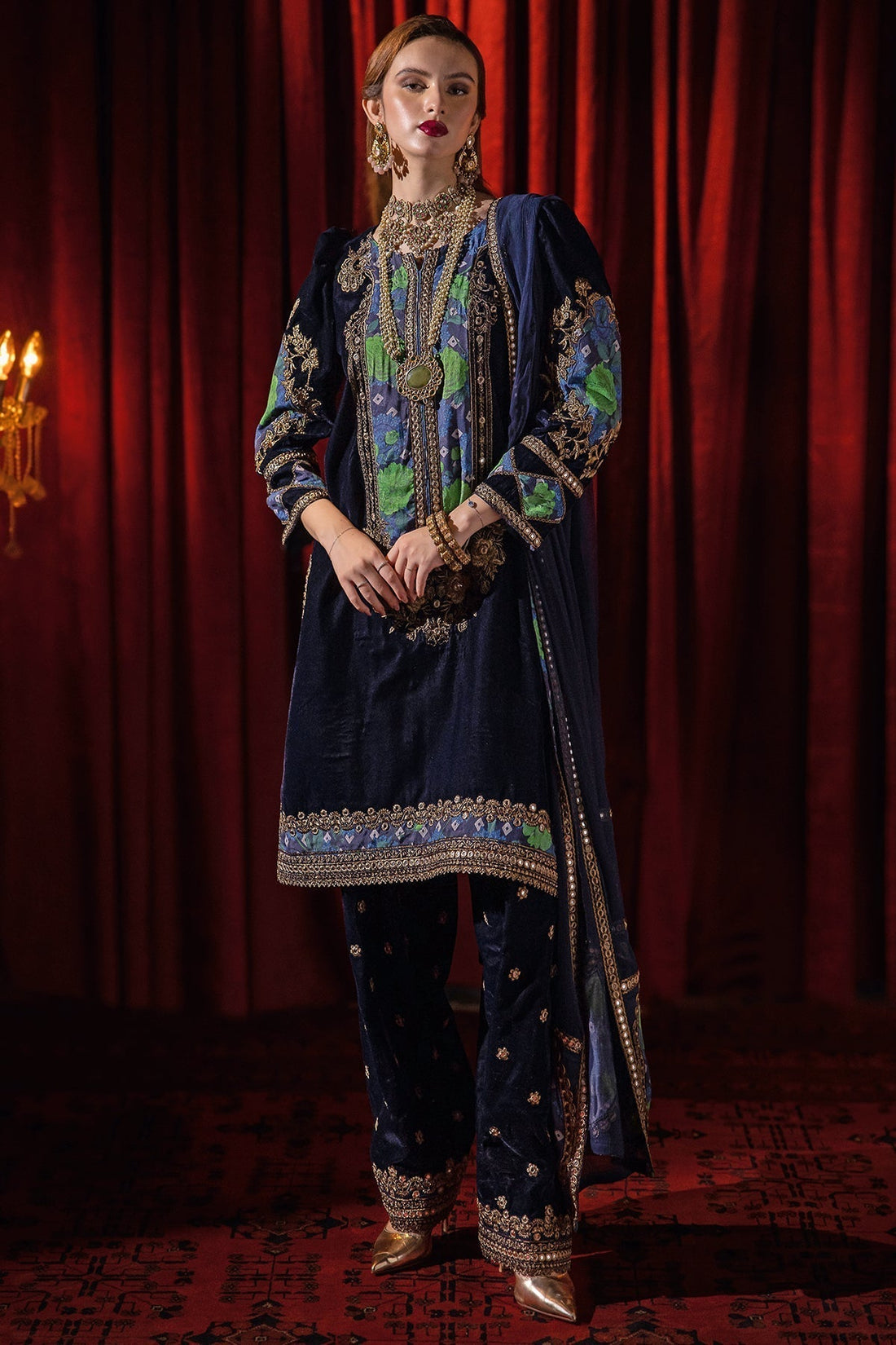 Charizma | Signora Velvet | Velvet CVT4-09 - Ladies Clothes - Maria Faisal