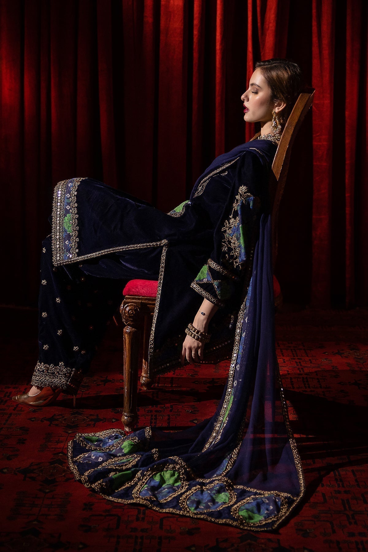Charizma | Signora Velvet | Velvet CVT4-09 - Ladies Clothes - Maria Faisal