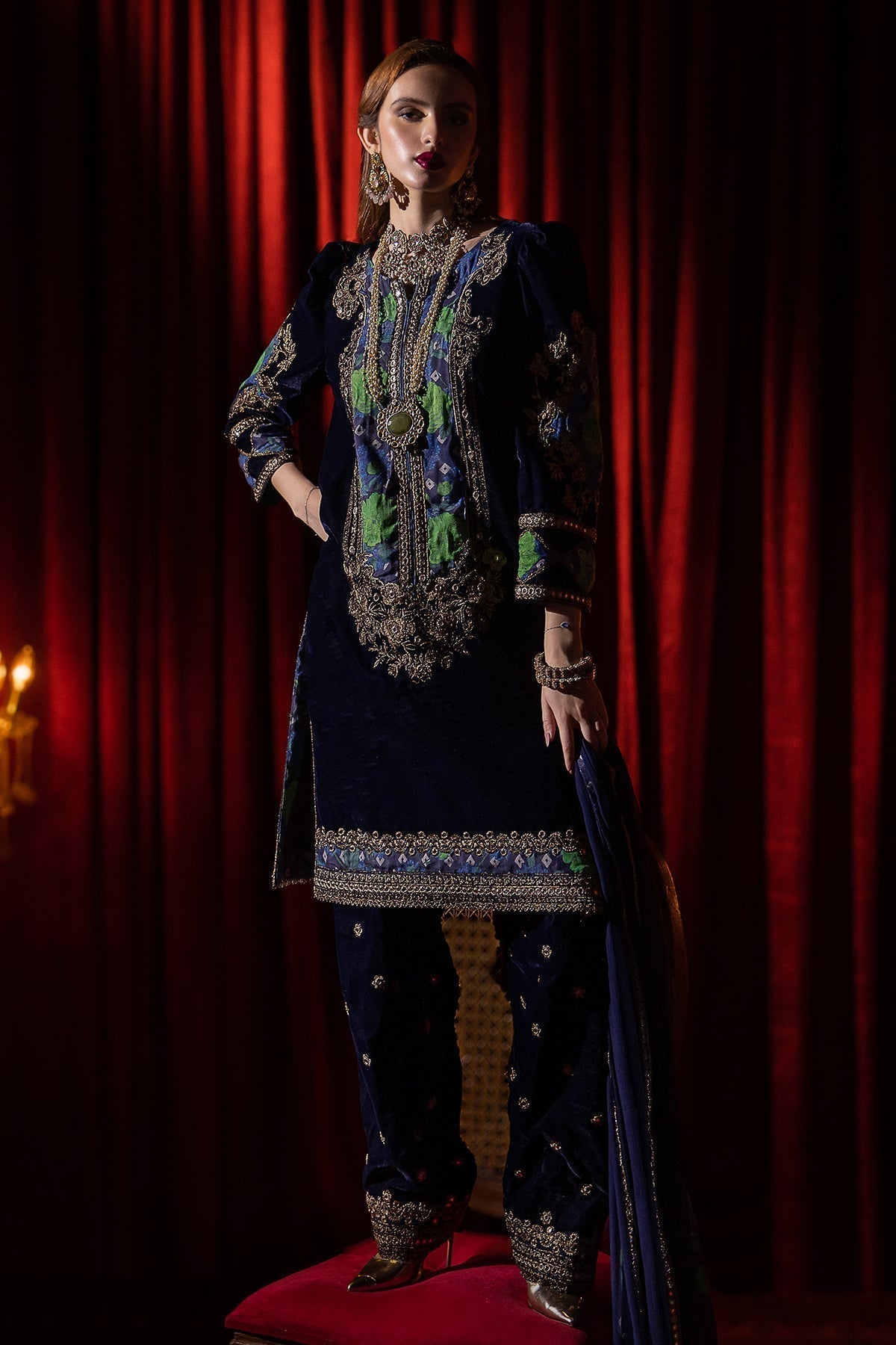 Charizma | Signora Velvet | Velvet CVT4-09 - Ladies Clothes - Maria Faisal