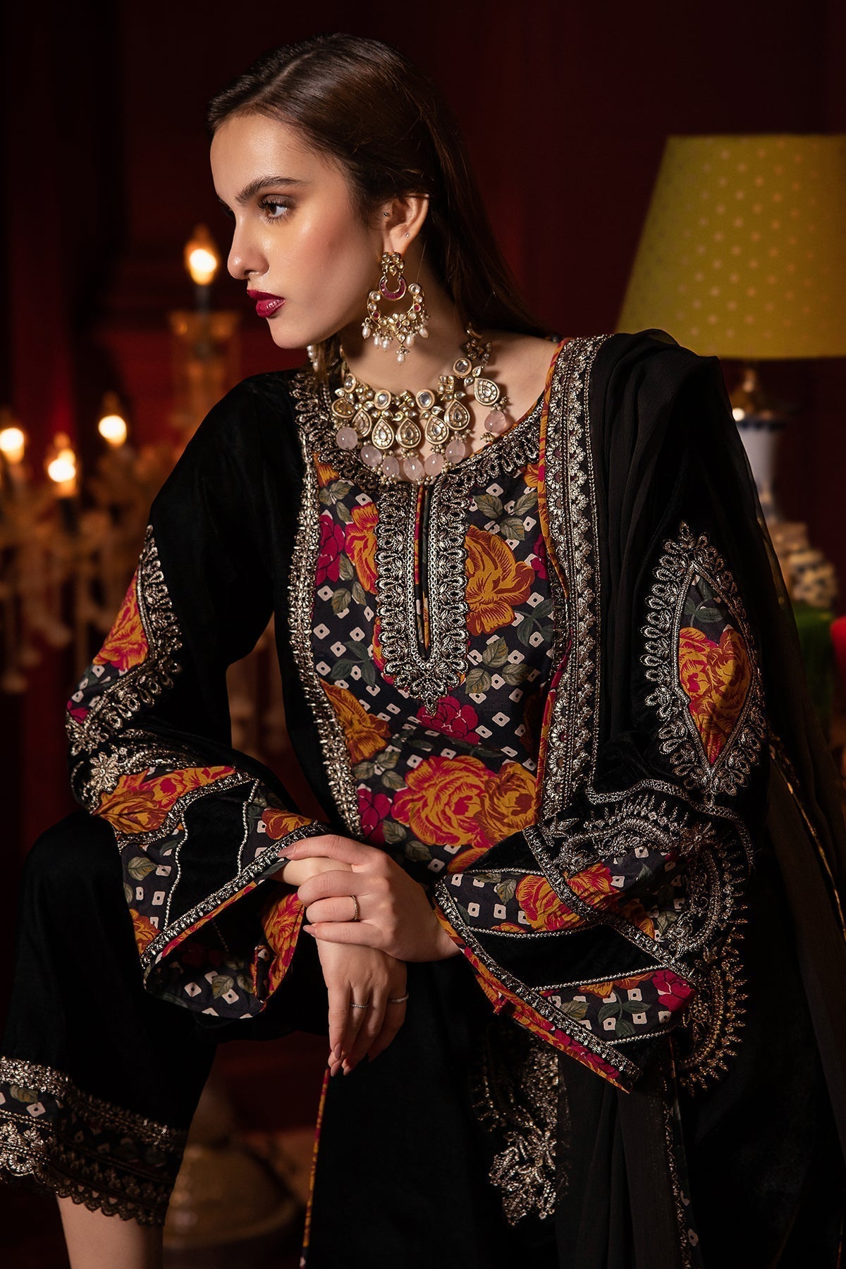 Charizma | Signora Velvet | Velvet CVT4-04 - Ladies Clothes - Maria Faisal