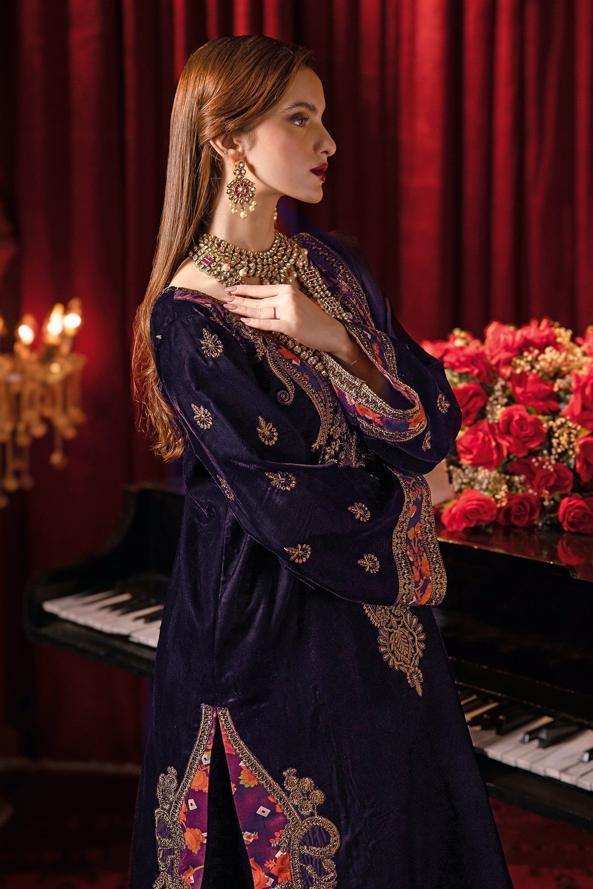 Charizma | Signora Velvet | Velvet CVT4-08 - Ladies Clothes - Maria Faisal