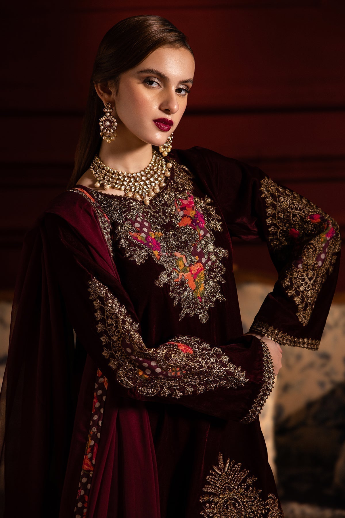 Charizma | Signora Velvet | Velvet CVT4-06 - Ladies Clothes - Maria Faisal