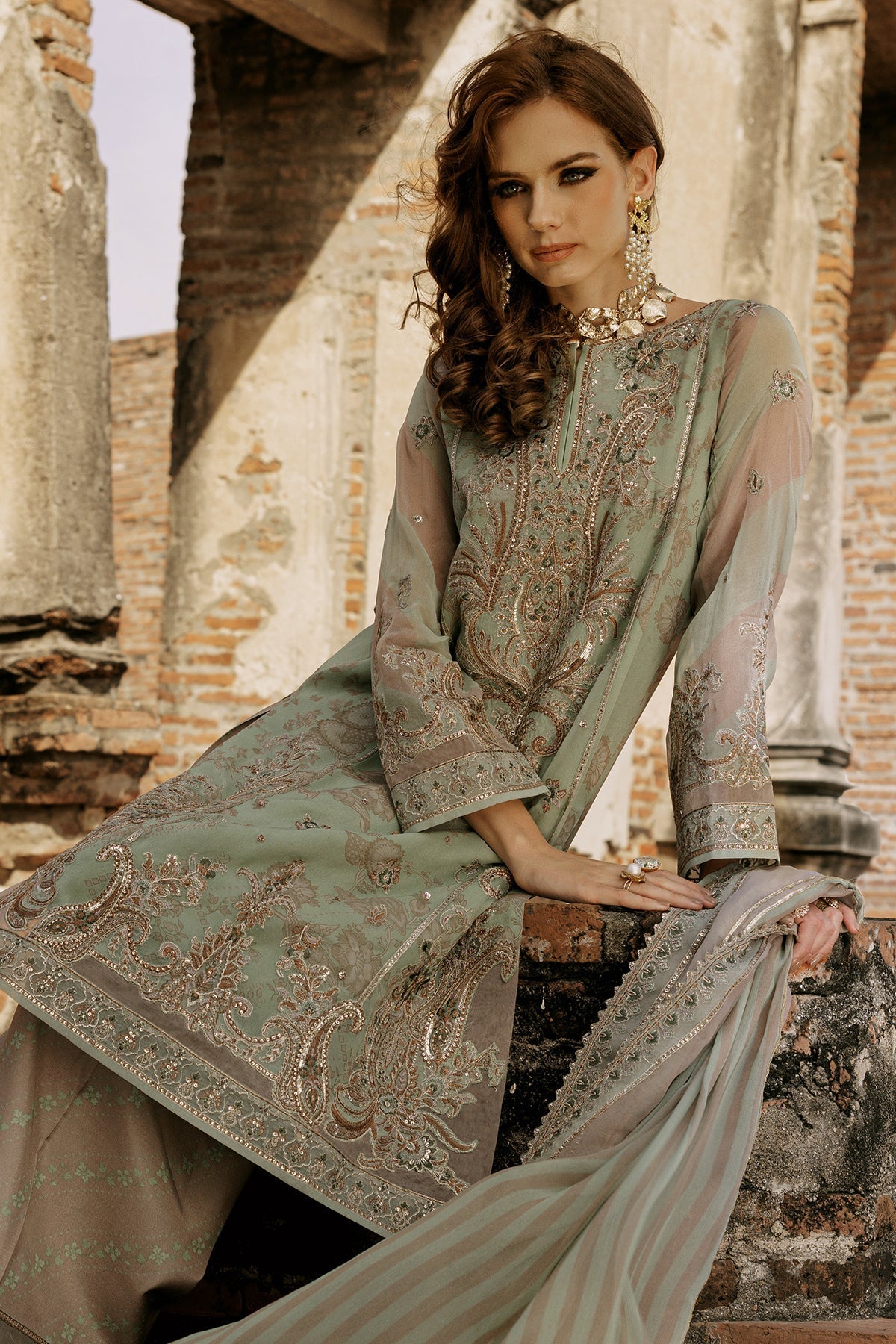 Charizma | Vasal Collection 25 | VSL25-03 by Maria Faisal - Registered Vendor of : Charizma - type : Ladies Clothes - 100% original wedding dresses