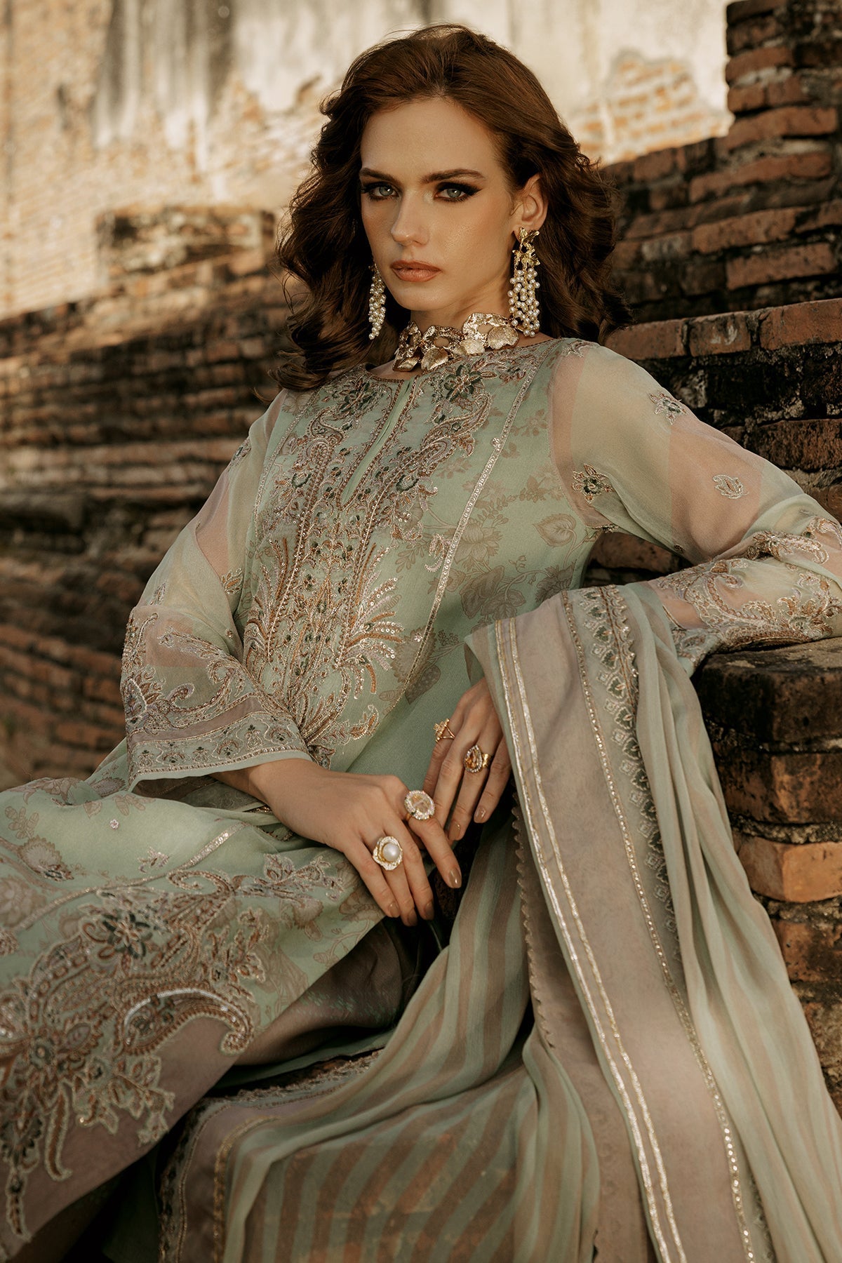Charizma | Vasal Collection 25 | VSL25-03 by Maria Faisal - Registered Vendor of : Charizma - type : Ladies Clothes - 100% original wedding dresses
