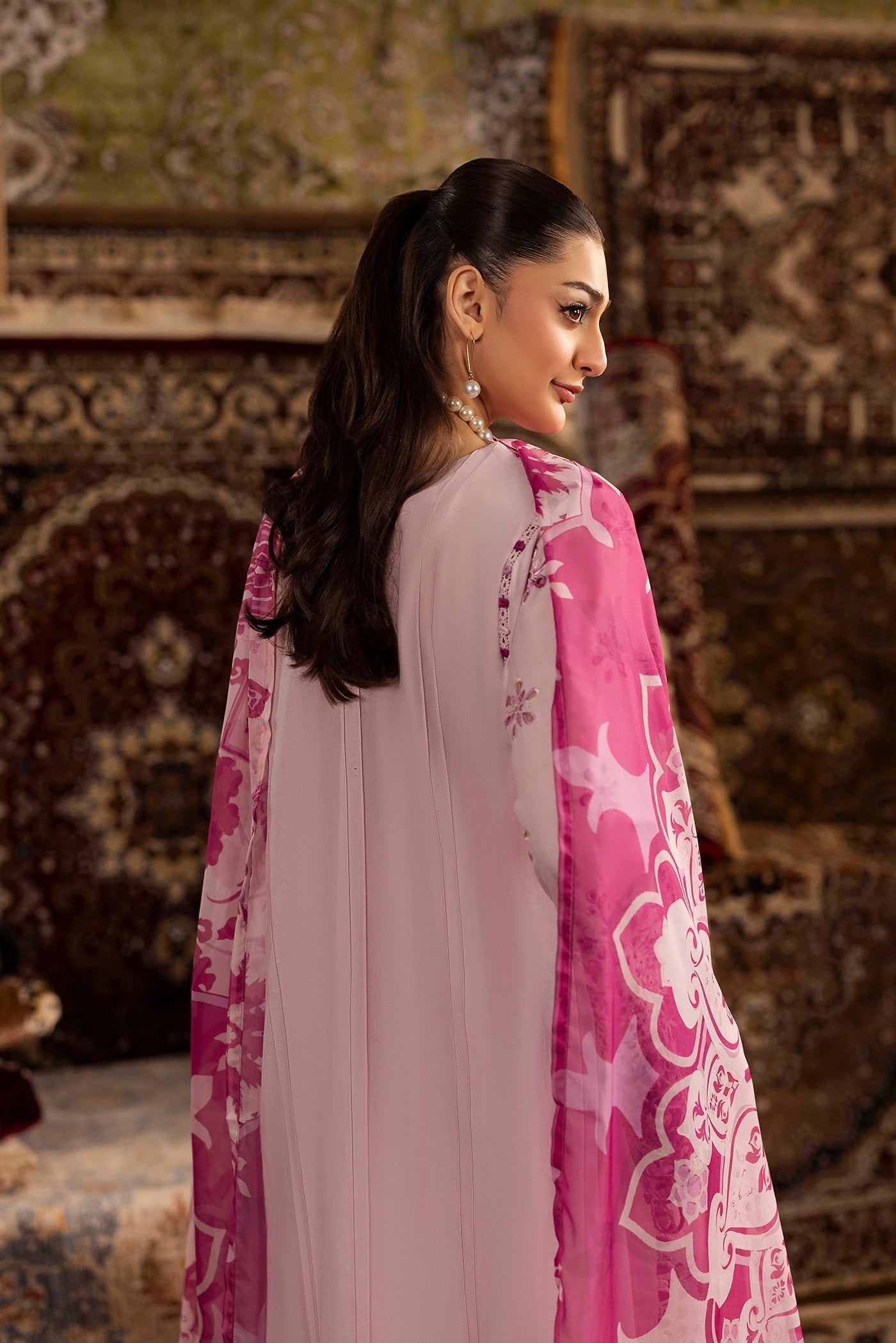 Adans Libas | Adans Chenille | CHENILLE 1695 - Luxury Dress - available at Maria Faisal in UK and USA.