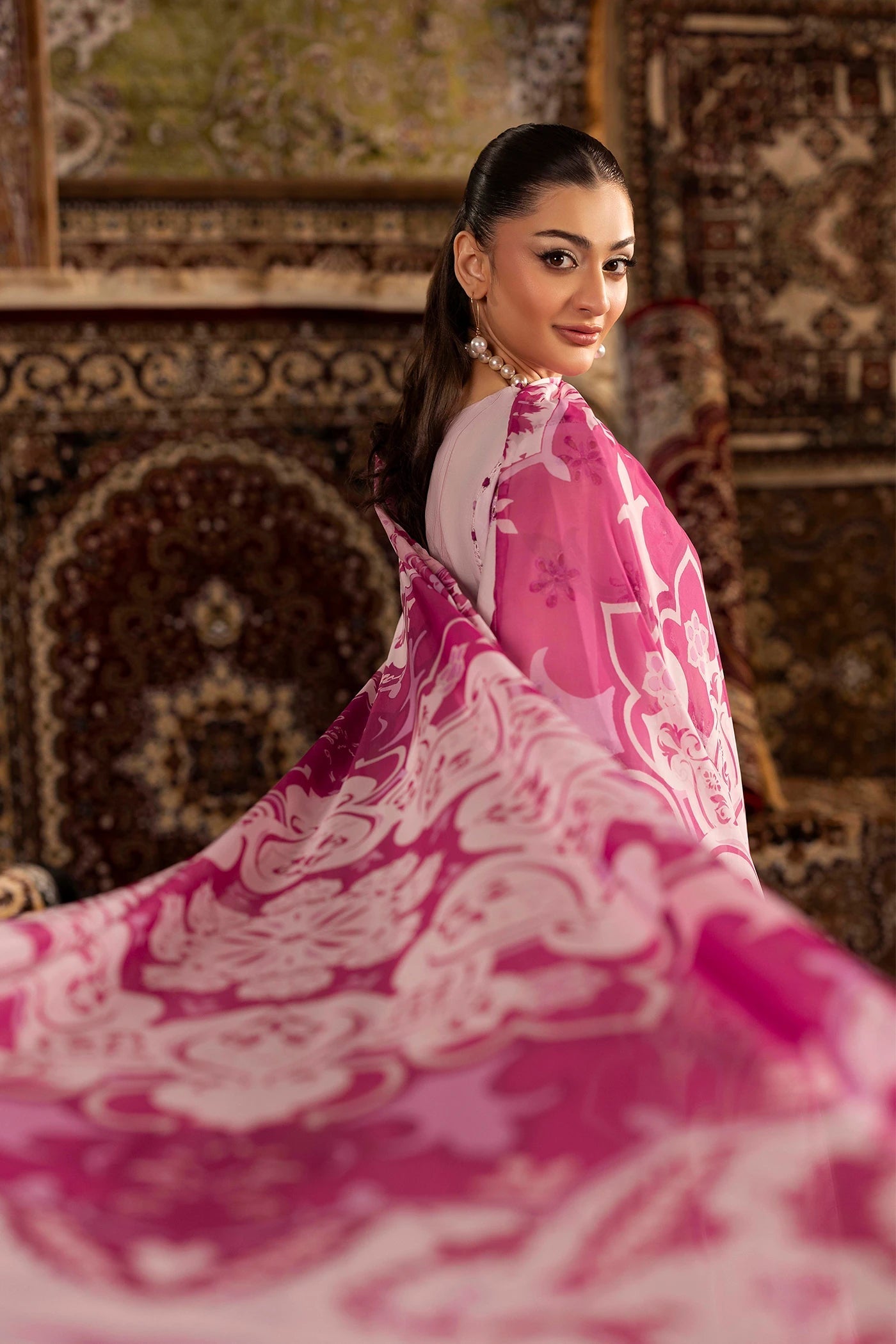 Adans Libas | Adans Chenille | CHENILLE 1695 - Luxury Dress - available at Maria Faisal in UK and USA.