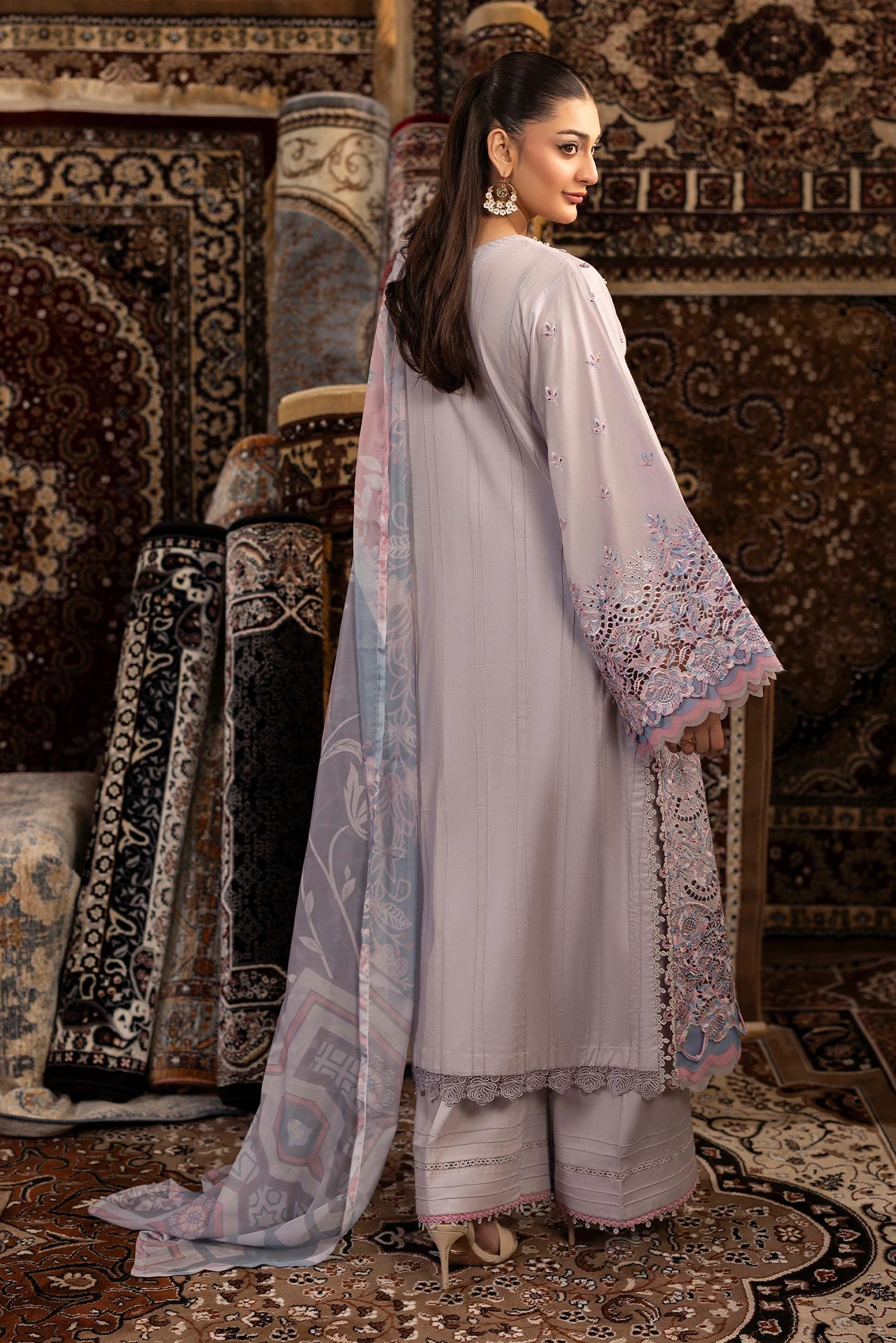 Adans Libas | Adans Chenille | CHENILLE 1698 - Luxury Dress - available at Maria Faisal in UK and USA.
