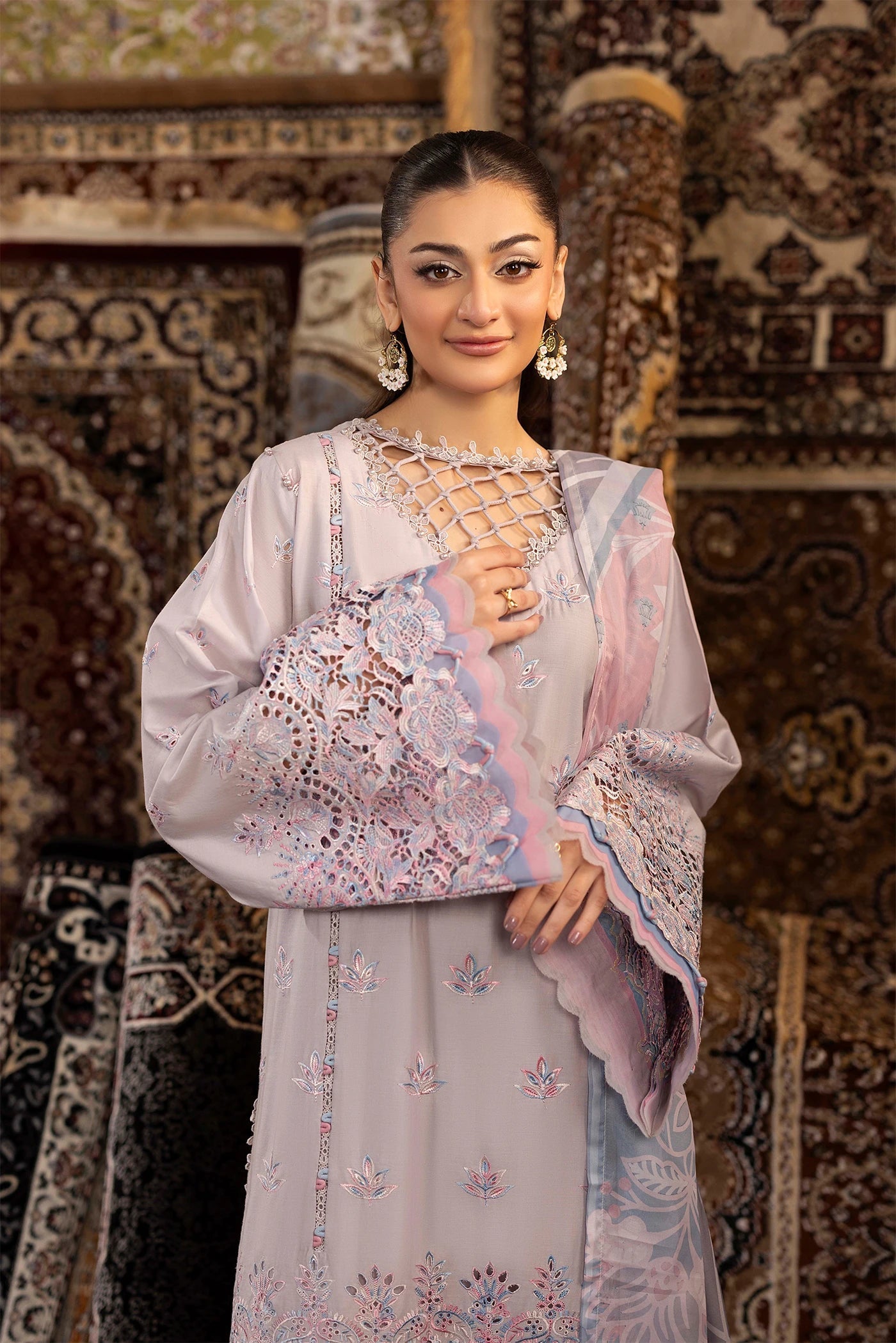 Adans Libas | Adans Chenille | CHENILLE 1698 - Luxury Dress - available at Maria Faisal in UK and USA.