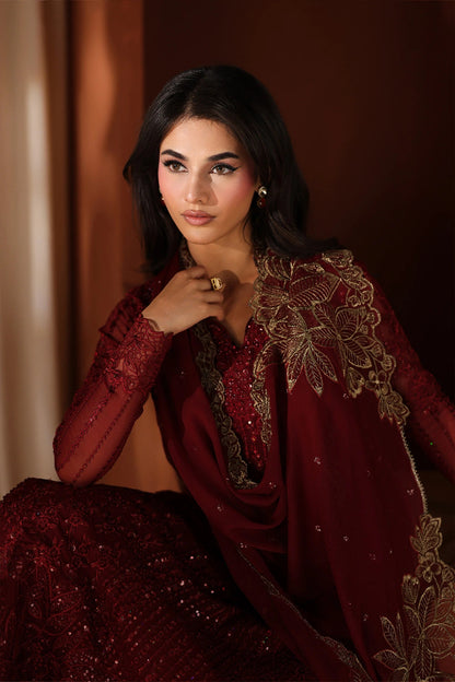 Azure | Azure Luxe | Cherry Blossom - Luxury Dress - available at Maria Faisal in UK and USA.