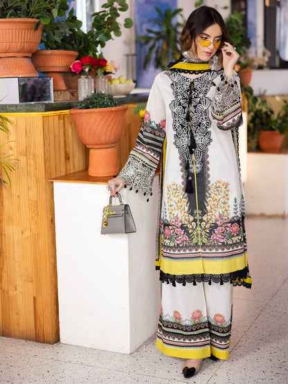 Mahnur | After Hours Luxury Lawn 25 | ChitChat Charm by Maria Faisal - Registered Vendor of : Mahnur - type : Ladies Clothes - 100% original wedding dresses