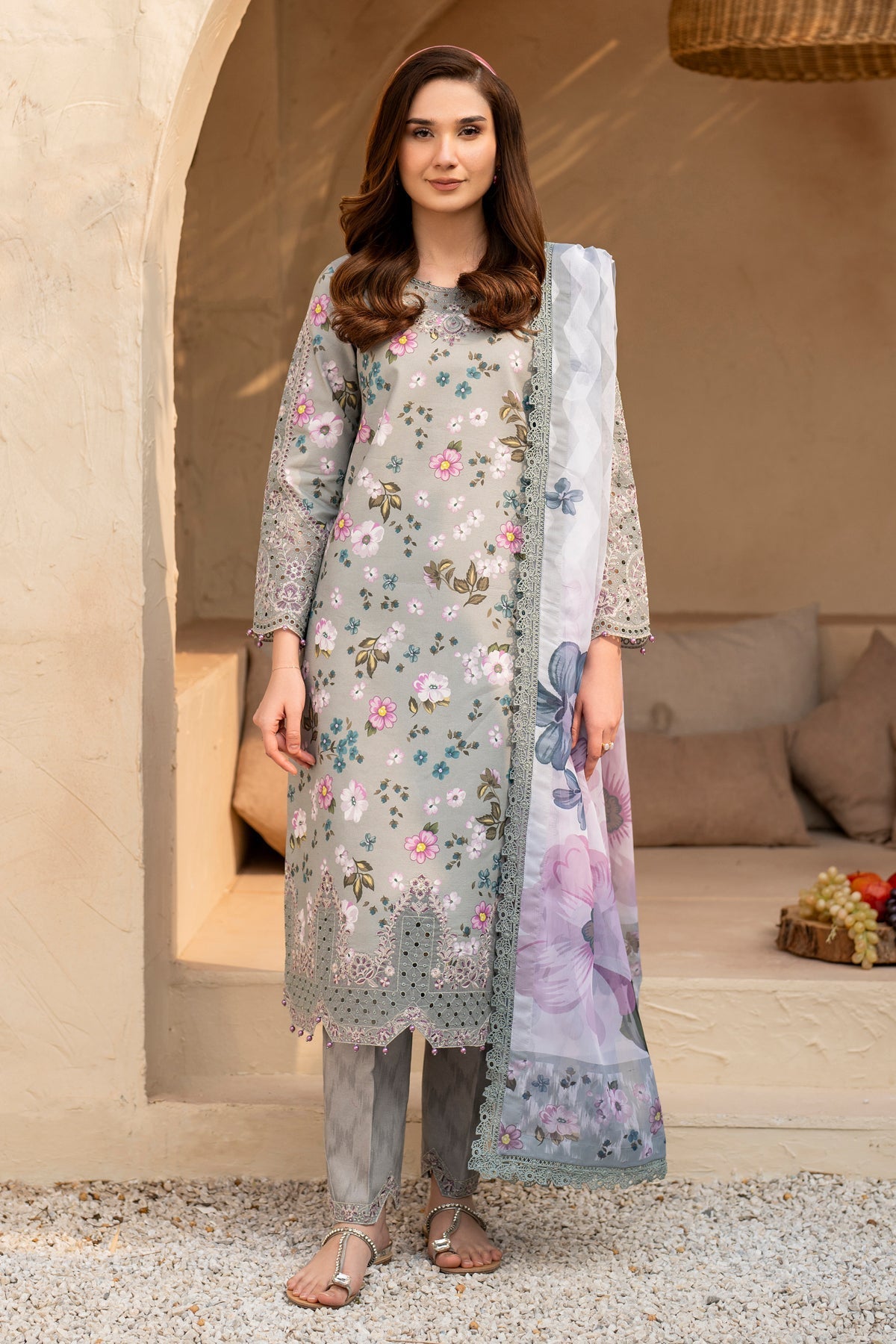 Alizeh | Levana Lawn | Cinder - Ladies Clothes 