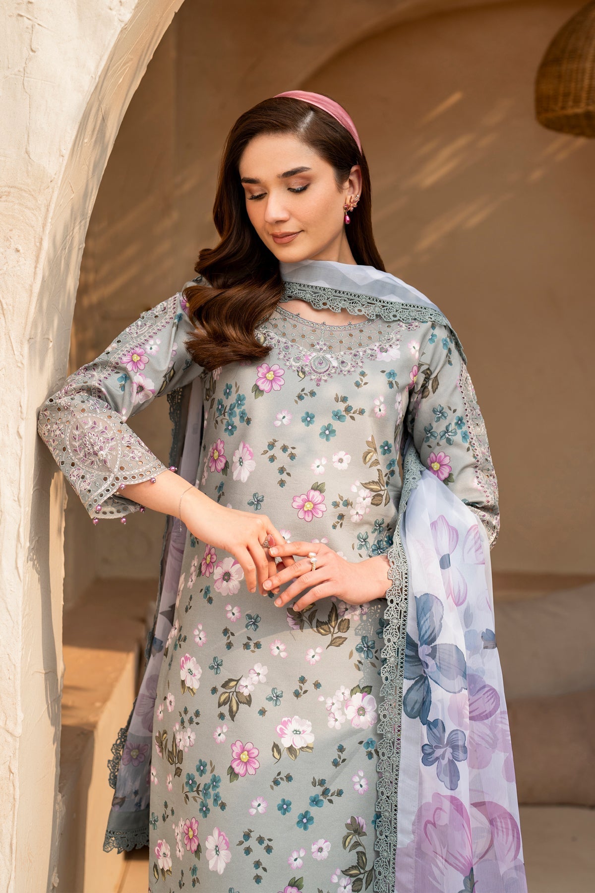 Alizeh | Levana Lawn | Cinder - Ladies Clothes 