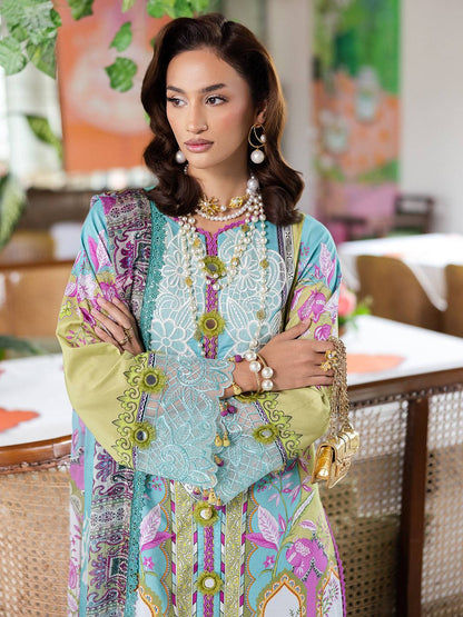 Mahnur | After Hours Luxury Lawn 25 | Citrus Glow by Maria Faisal - Registered Vendor of : Mahnur - type : Ladies Clothes - 100% original wedding dresses