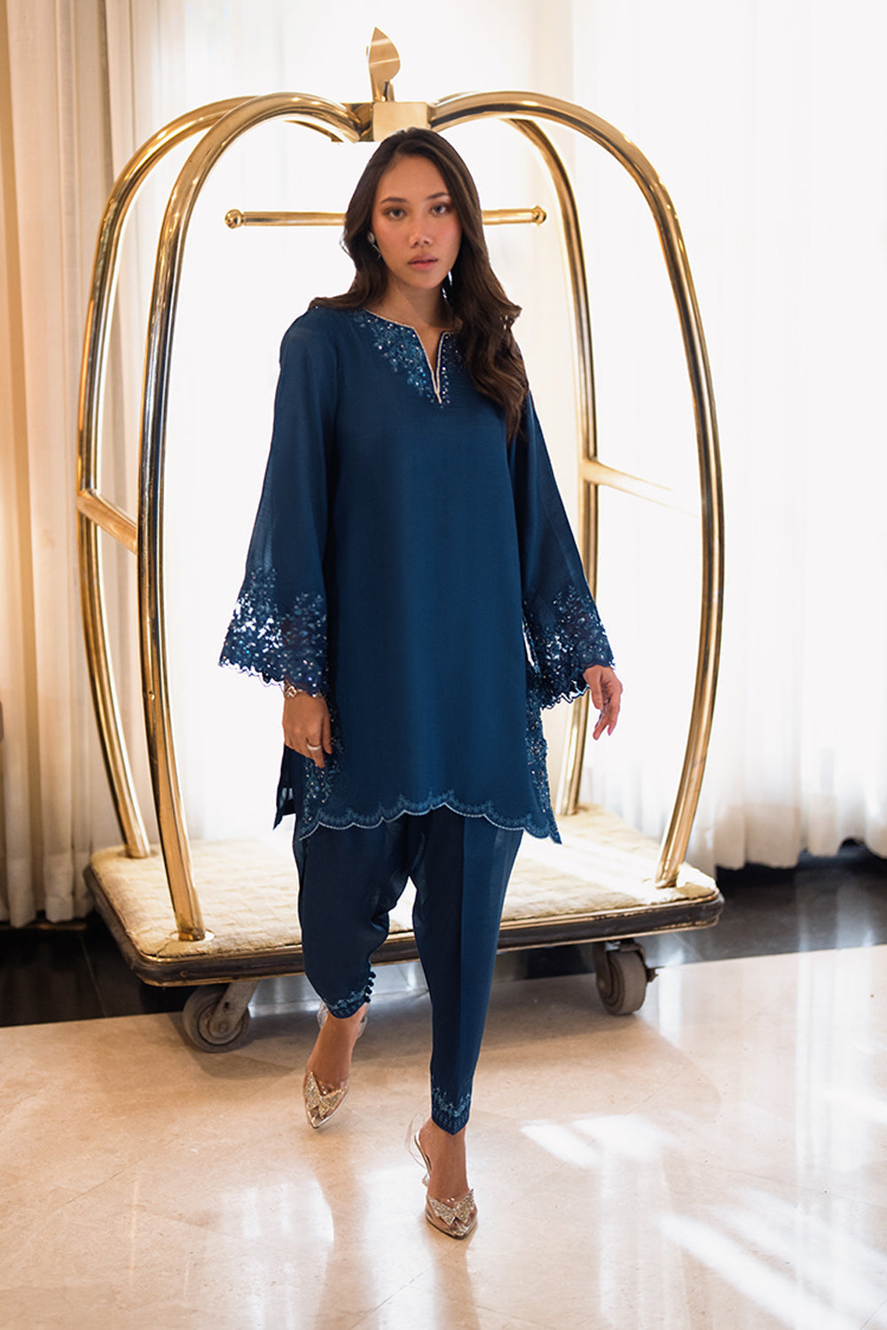 Azure | Diva Formals | Cobalt Glow - Ladies Clothes - Maria Faisal