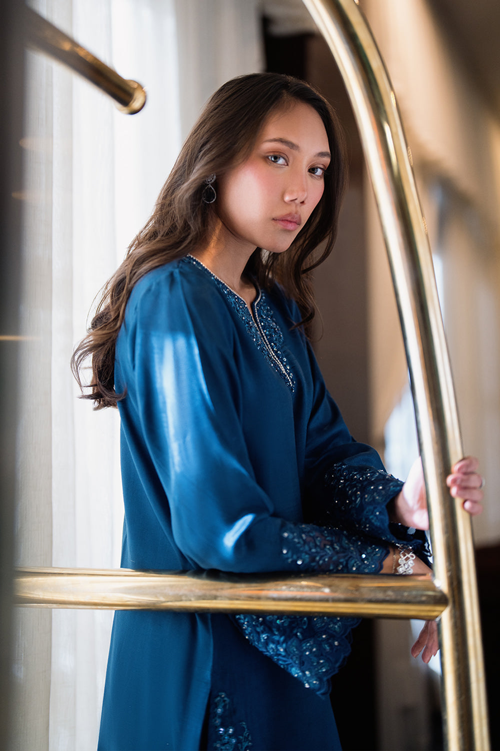 Azure | Diva Formals | Cobalt Glow - Ladies Clothes - Maria Faisal