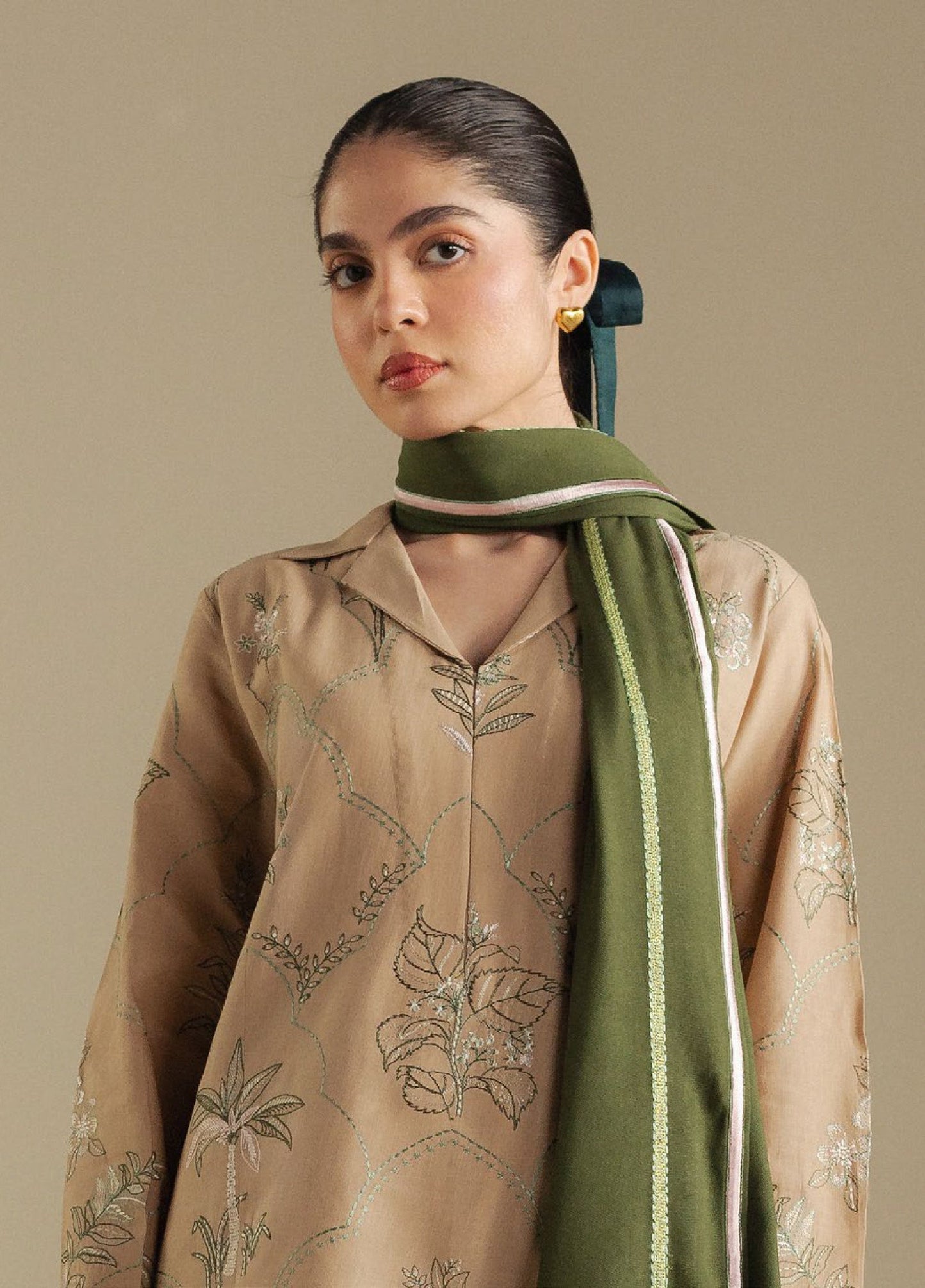 Zara Shahjahan | Coco Winter 25 | Amber-1A - Casual Dress - available at Maria Faisal in UK and USA.