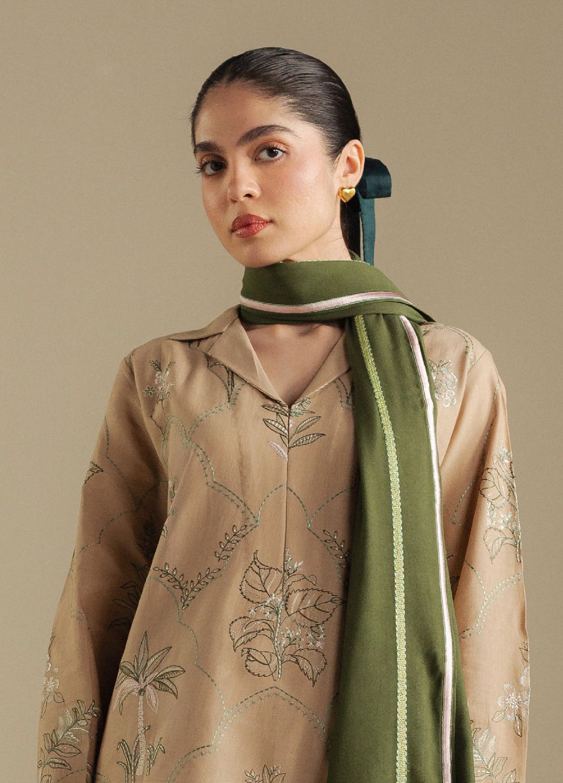 Zara Shahjahan | Coco Winter 25 | Amber-1A - Casual Dress - available at Maria Faisal in UK and USA.