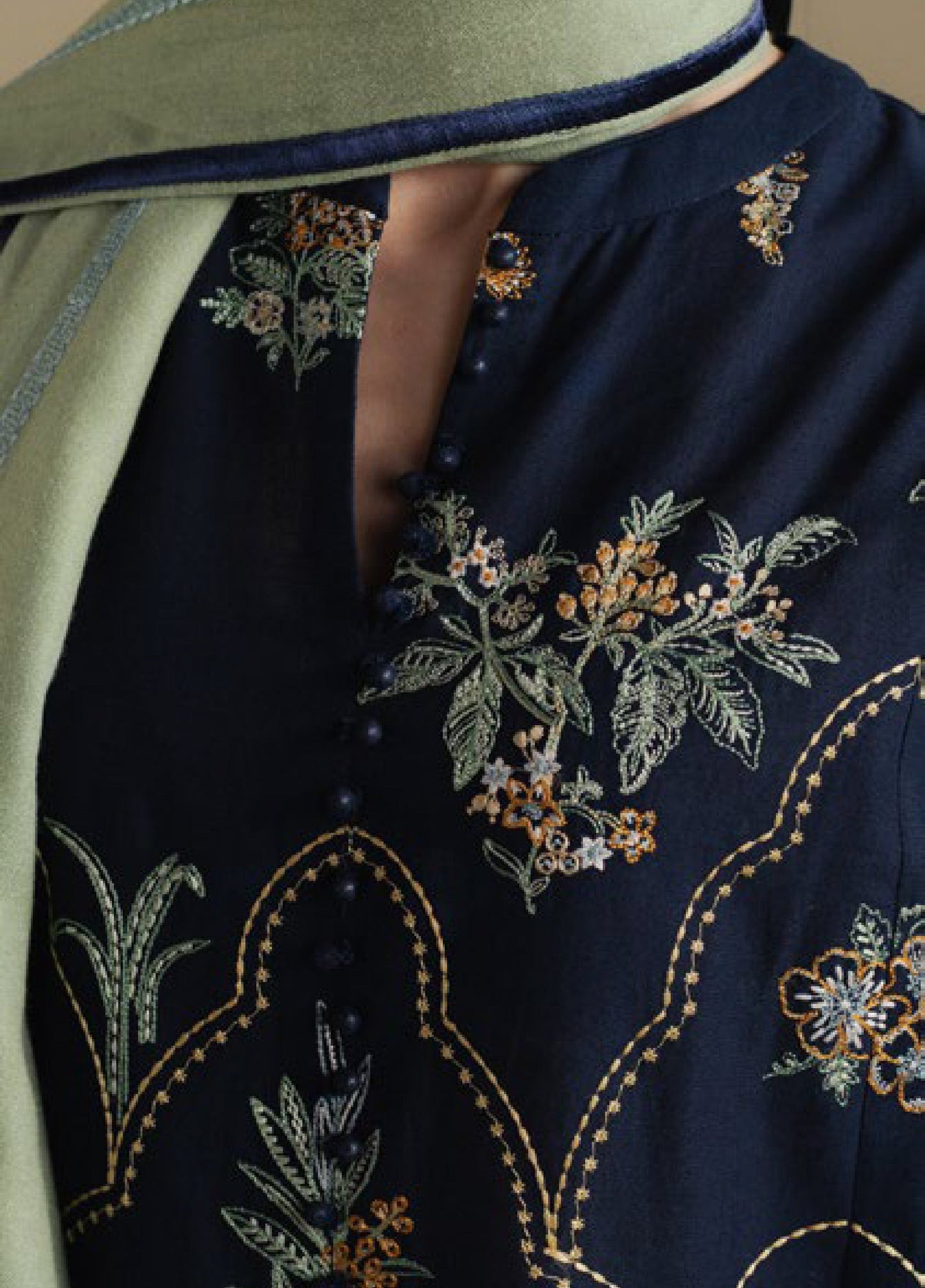 Zara Shahjahan | Coco Winter 25 | Amber-1B - Casual Dress - available at Maria Faisal in UK and USA.