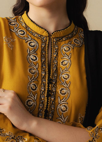 Zara Shahjahan | Coco Winter 25 | Dawn-5A - Casual Dress - available at Maria Faisal in UK and USA.