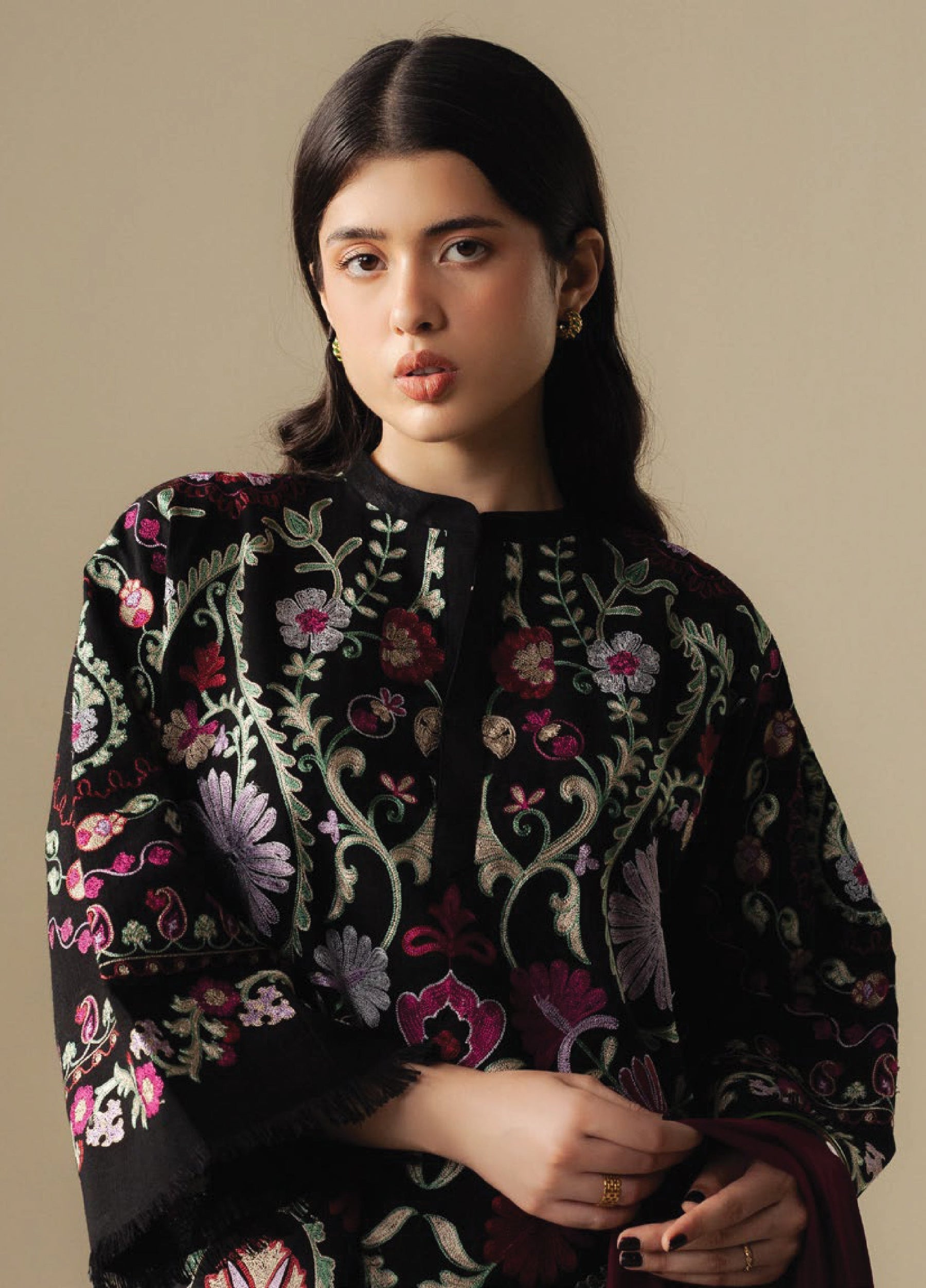 Zara Shahjahan | Coco Winter 25 |Breeze-7B - Casual Dress - available at Maria Faisal in UK and USA.