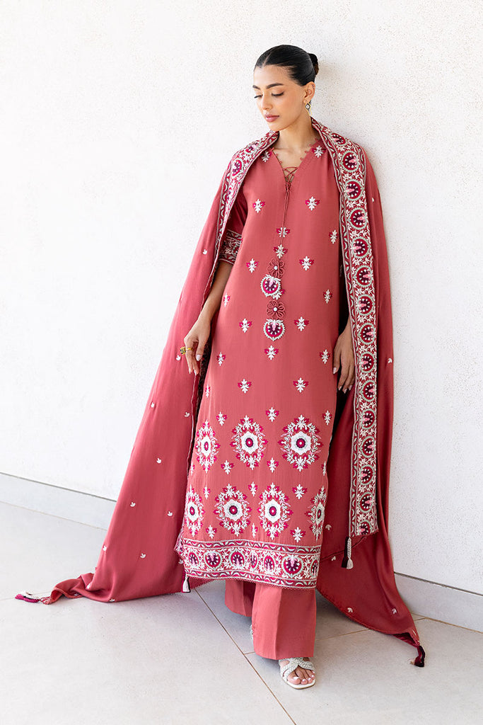 Cross Stitch | Cotton Satin 25 |  DUSTY SUNSET - Ladies Clothes - Maria Faisal