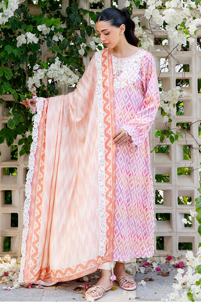 Cross Stitch | Cotton Satin 25 | RADIANT CHARM - Ladies Clothes - Maria Faisal
