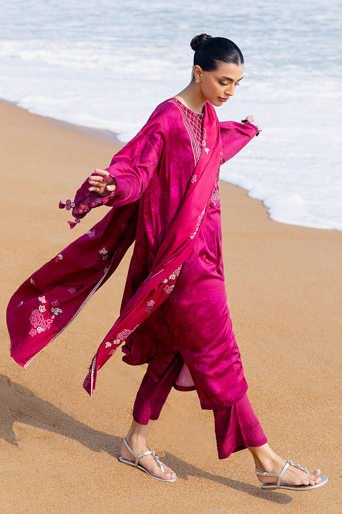 Cross Stitch | Cotton Satin 25 |FLORID ZEAL - Ladies Clothes - Maria Faisal