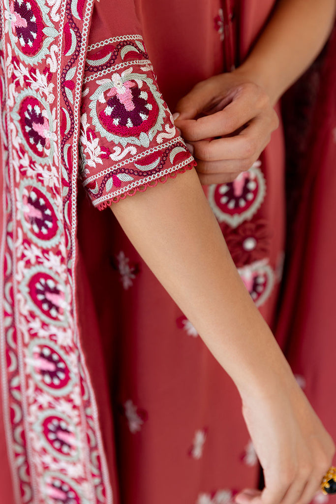 Cross Stitch | Cotton Satin 25 |  DUSTY SUNSET - Ladies Clothes - Maria Faisal