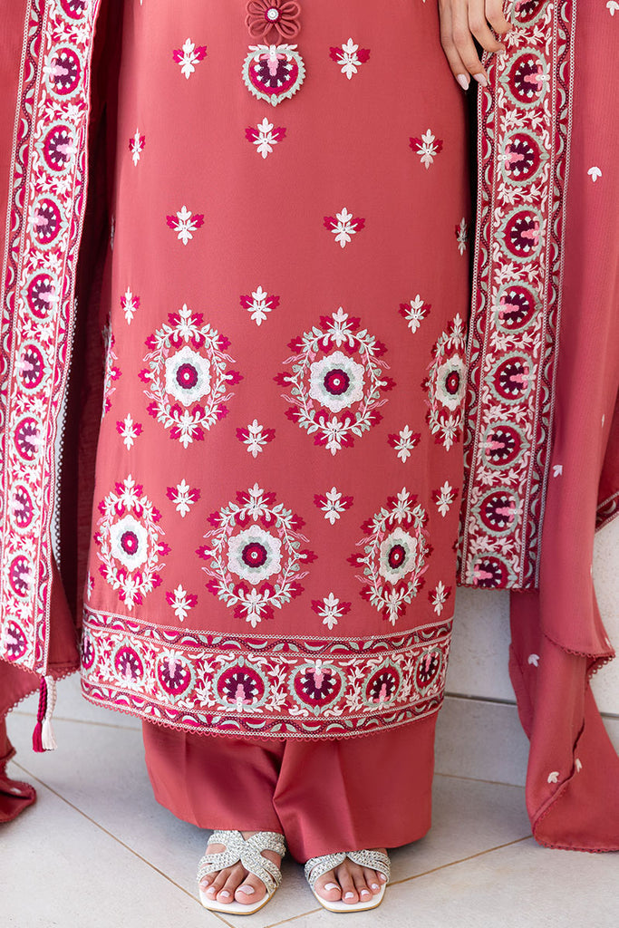 Cross Stitch | Cotton Satin 25 |  DUSTY SUNSET - Ladies Clothes - Maria Faisal