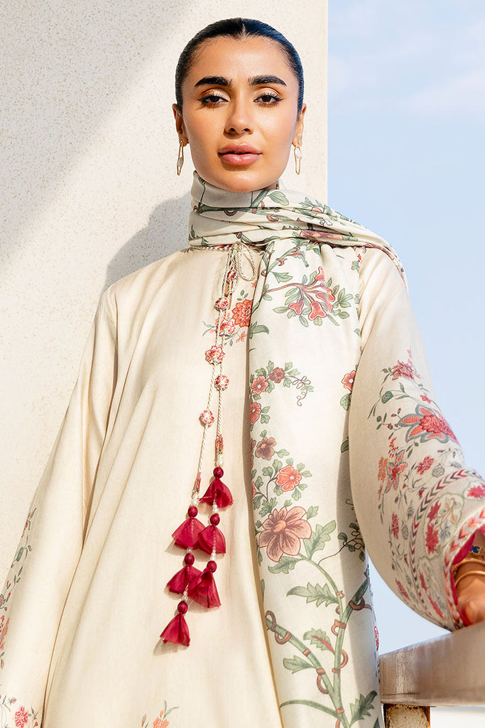 Cross Stitch | Cotton Satin 25 |  PETAL SAND - Ladies Clothes - Maria Faisal