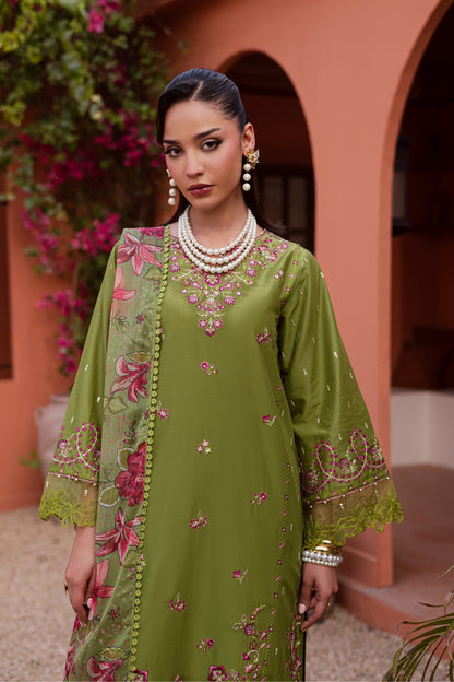 Batik | Festive Eid 26 | Cray - Luxury Dress - available at Maria Faisal in UK and USA.