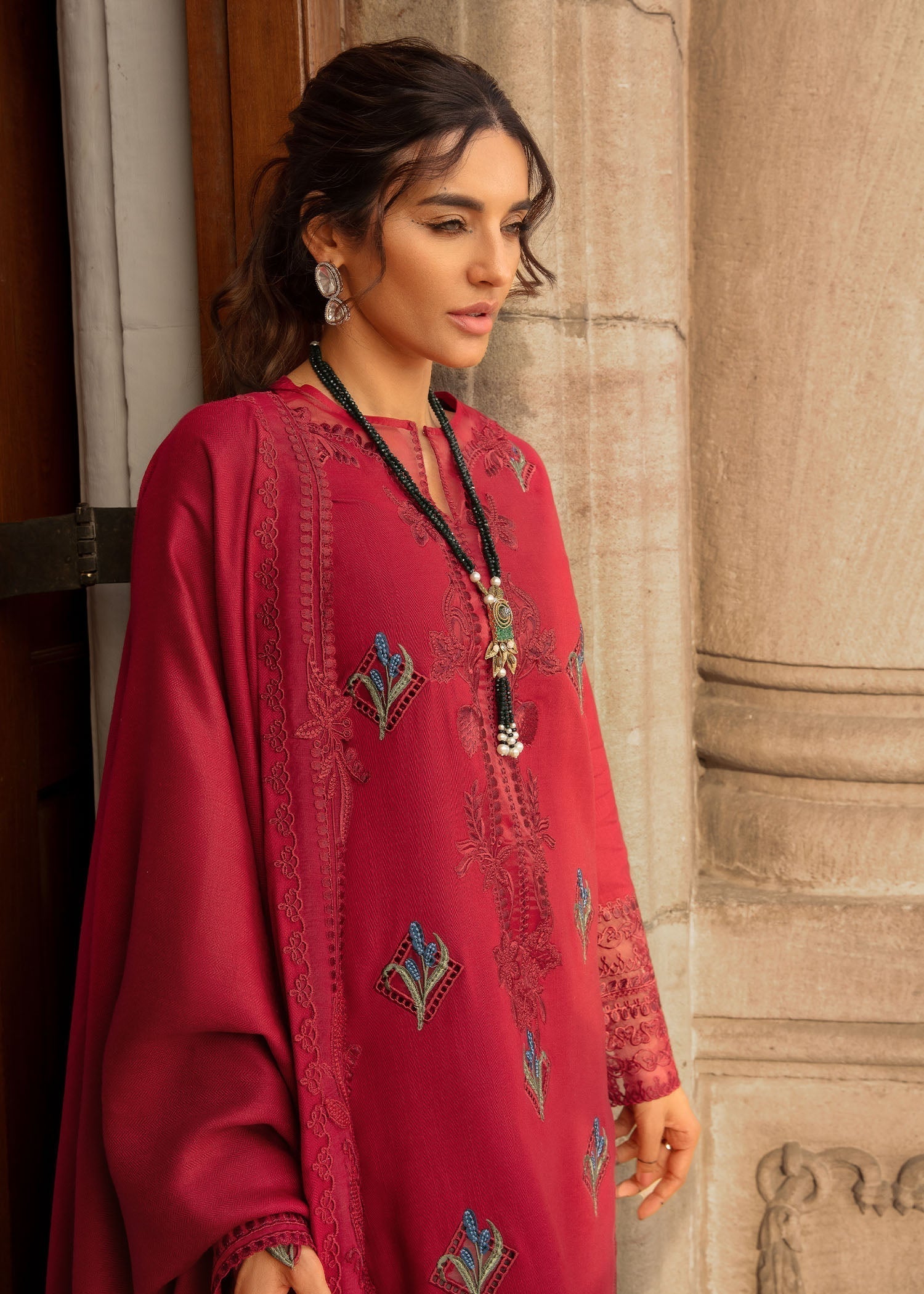 Crimson | Aaleen Winter 24 | Jurao ka Kaam - Ladies Clothes 